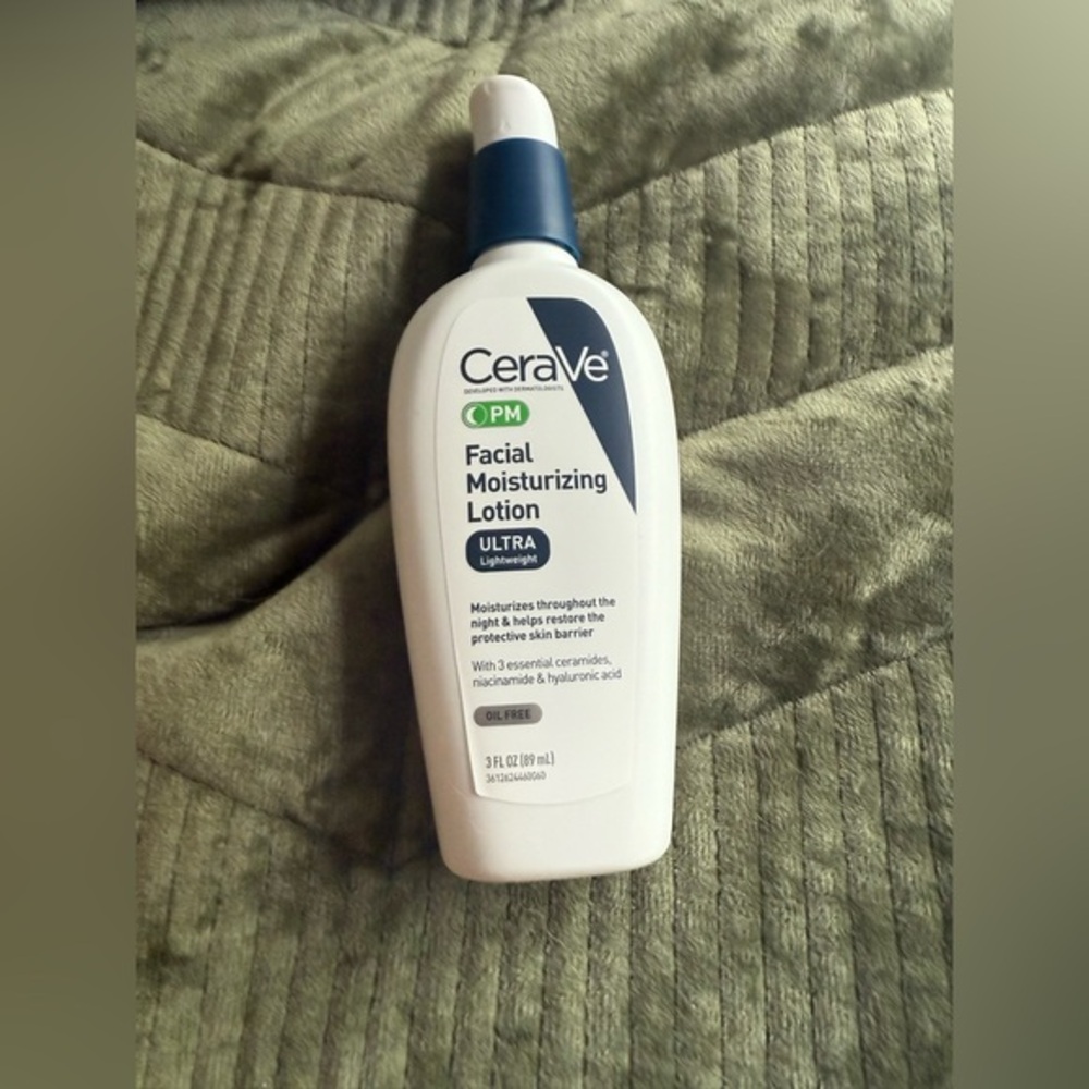 CeraVe PM Facial Moisturizing Lotion x 2 bottles NEW IN BOX